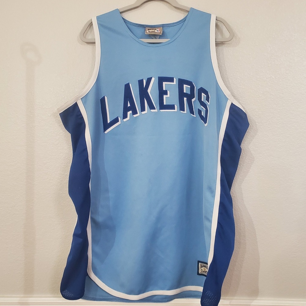Hardwood Classics Lakers Kobe Bryant 8 Jersey Blue XL Throwback NBA Basketball